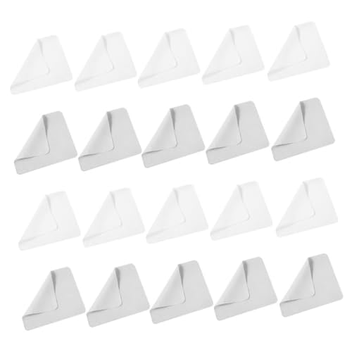 Beatifufu 20 Piezas Paños de Limpieza Suaves para Gafas de Microfibra Reutilizables Antideslizante Portátiles para Lentes Cámaras y Pantallas Paquete Grises Blancos