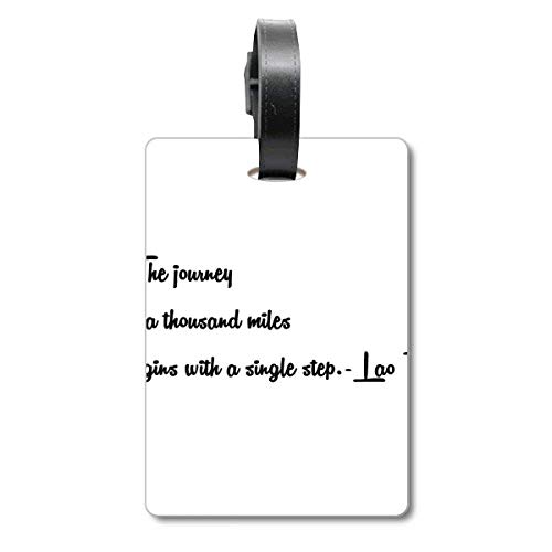 Étiquette pour valise Lao Tzu compagnon de voyage au long cours