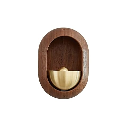 Shopkeepers Bell, Decorative Fridge Magnets, Magnetically-Attached Wood Doorbell, Door Chime for Business When Entering & Lightweight Unique Bell for Door Wall Store Wardrobe Decor Cover