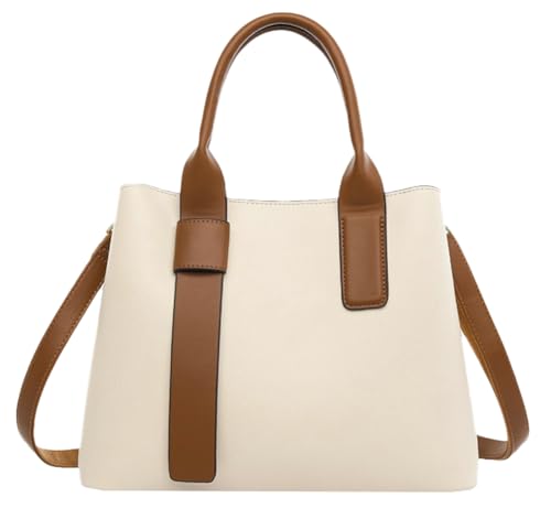 Sac à main en cuir faux aux finitions haut de gamme et design épuré