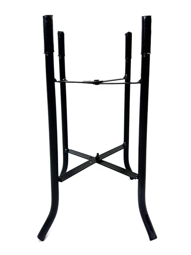 eLEDing Metal Base Rebar Cage Support Frame – Heavy-Duty Rectangular Powder-Coated Steel Reinforcement Structure for Concrete Footings & Outdoor Fixtures