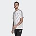 adidas Men's Tall Size Essentials Single Jersey 3-Stripes T-Shirt, White/Black