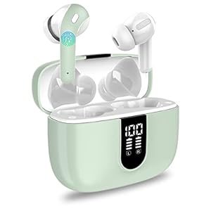 taopod Kopfhörer Kabellose, Ear Kopfhörer Bluetooth Mit Mikrofon, 40h Spielzeit Ipx7 Wasserdicht USB C Wireless…