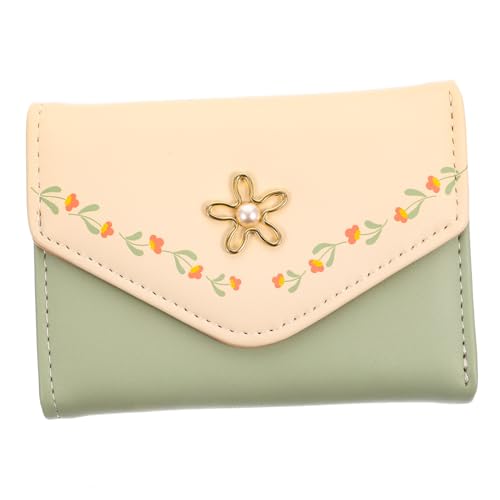 Flower Printing Wallet Women's Short Bag Portable Storage Pouch Money Clip Wallet