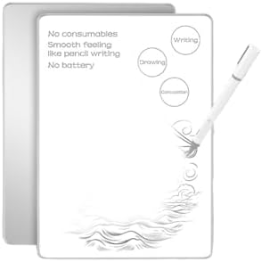 Goshyda LCD Writing Tablet with Pen & Eye Protection, Aluminum Alloy Durable Drawing Pad for Students, Smooth Pen Tips & Easy Erase for Learning and Office
