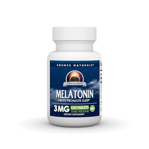 Source Naturals Time Released Melatonin* - 3 mg, 120 Tablets