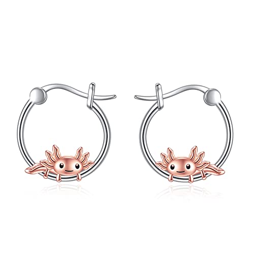 Orecchini A Cerchio In Argento 925 VONALA – Bulldog Francese E Gatto Nero, 16 Mm | Gioielli Regalo