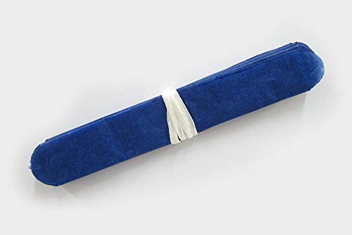 30pcs Tissue Pom Poms Yellow Blue Color Party Supplies,Navy Yellow White Silver Birthday Party Decorations Paper Tassel Garland for Bridal Shower Wedding School Ceremony Graduation Theme Party Supplie