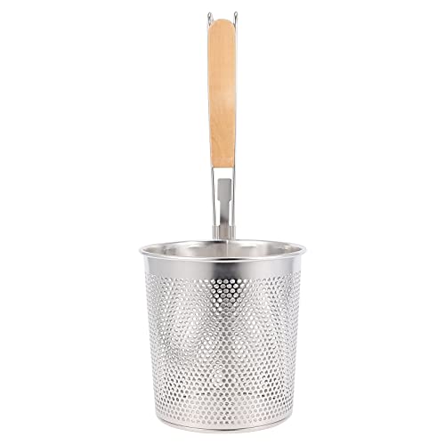 Cesta de pasta para escurrir fideos sin perder comida en la olla 2