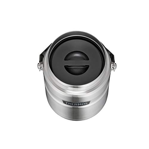 Thermos STAINLESS KING FOOD JAR 1,2 l roestvrij staal thermosfles met inzetstukken en handvat, 12 uur warm/24 uur koud, voor pasta, soep, muesli, thermocontainer voor eten, groot - Image 4