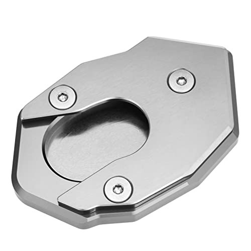 Plaque support béquille Kawasaki évite chute moto sol mou