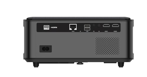 2025 BORSSO® BS28 MAX (Dark Edition) Projector for Home | Full HD 1080p Native | 1400 ANSI | Auto (Focus + Keystone) 4D & 4P Keystone & Zoom| HDMI... - Image 2