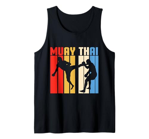 Muay Thai Kickboxing Fighter Arti Marziali Combattimento Canotta