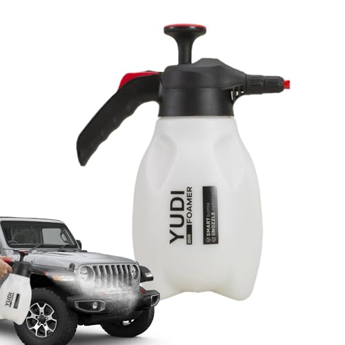 Limpiador de espuma para lavado de coche, herramienta portátil de limpieza de coche, boquilla de espuma ajustable, patrón de pulverización ajustable, equipo de jardín, kit de boquilla de espuma de