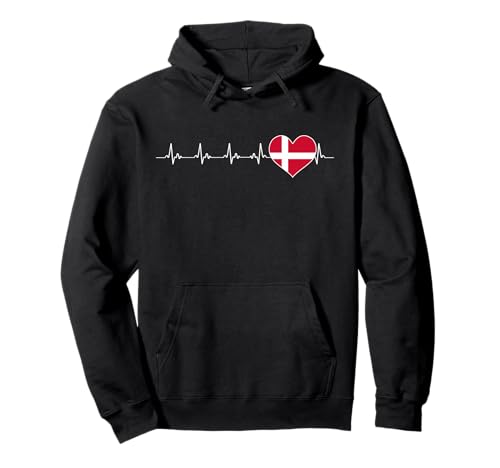 Dänemark Geschenk Flagge Däne Vintage Denmark Danmark Pullover Hoodie