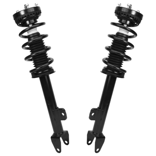Image of Detroit Axle - RWD Front 12pc Struts Kit for 11-14 Chrysler 300, 2 Struts w /Coil Spring 2 Sway Bars 2 Boots 4 Tie Rods 2 Lower Ball Joints 2011 2012 2013 2014 Replacement Suspension
