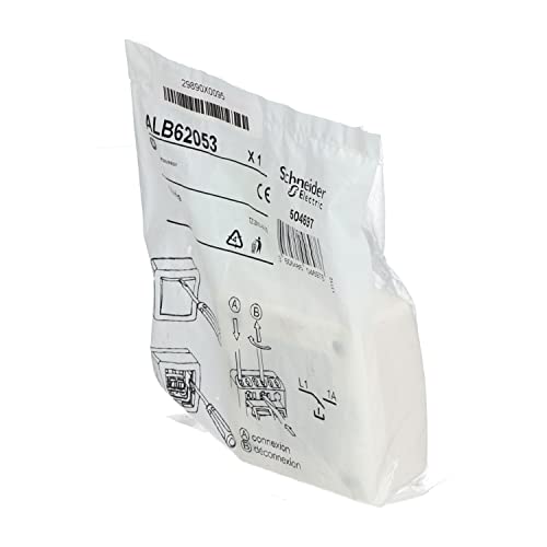 Schneider Electric ALB62053 2 pole switch 16 A   polar white New NFP Sealed