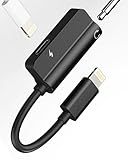 【Double Fonctionnalité】 Cet adaptateur 2-en-1 permet d'utiliser un casque audio avec une prise jack 3,5 mm tout en rechargeant simultanément votre pour iPhone via le port Lightning.(Veuillez noter : ce casque adaptateur pour iPhone ne prend pas en charge la fonctionnalité d'appel.)