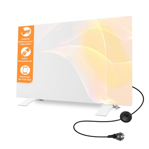 Infrarot Wifi Schreibtischheizung 40x65cm Standgerät -