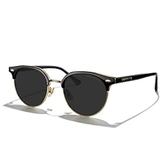 Black Frame/Gold Bridge/Black Lens