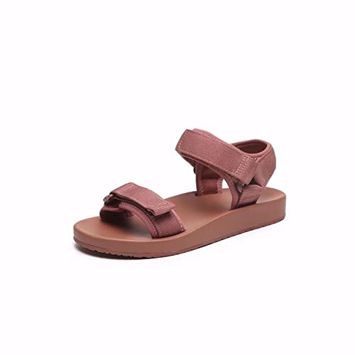 Sandales pour femmes d'été confortables avec chaussure plate résistant à l'usure
