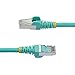 StarTech.com 5m CAT6a Ethernet Cable - Low Smoke Zero Halogen (LSZH) - 10 Gigabit 500MHz 100W PoE RJ45 S/FTP Aqua Network Patch Cord Snagless w/Strain Relief (NLAQ-5M-CAT6A-PATCH)