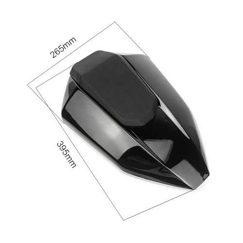 Capot de selle arrière MT07 FZ07 2013-2017 coque de protection passager noir