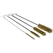 PRO SOURCE 4-Piece Brass-Bristle Mini Scratch Brush Set: 1/8