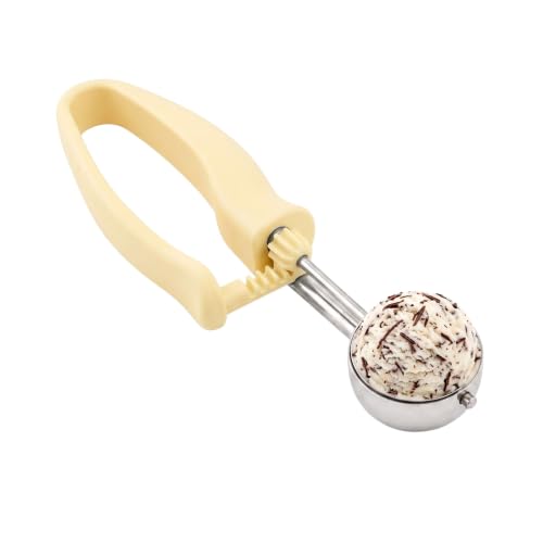 Restaurantware Ice Cream Scoop 1 Case 3 oz Stainless Steel Portioner Commercial Kitchen Tool Comfortable Grip Dishwasher-Safe Ambidextrous Handle by Restaurantware - Used condition - Image 6