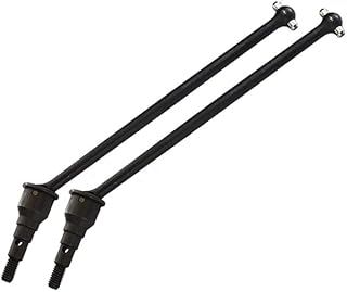 Losi 1:10 Lasernut U4 Tenacity LOS03028 / Tenacity DB Pro LOS03027V2 Upgrade Parts Harden Steel #45 Front Or Rear CVD Drive Shaft - 2Pc Set Black