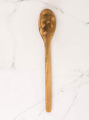 Eddington 50016 Italian Olive Wood Pasta Server, Handcrafted In Europe, Brown, 12-Inches #TOP2