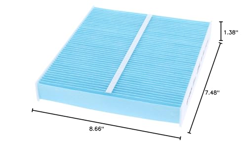 BOSCH 6087C HEPA Cabin Air Filter - Compatible with Select Lexus ES250, ES300h, ES350, NX250, NX350, NX350h, NX450h+, RX350, RX350h, RX350L, RX450h, RX450hL; Toyota Avalon, Camry