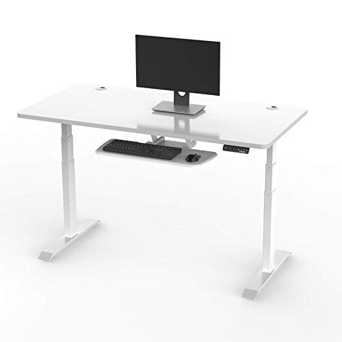EUREKA ERGONOMIC Electric Height Adjustable Standing Desk-Rectangular,Commercial Grade, 5 Years Limited Warranty