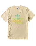Camiseta gráfica masculina adidas Originals - Camiseta de manga corta para hombre - Amarillo - Large