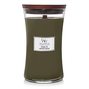 WoodWick Scented Candle Large Fraser Fir Christmas Holiday Candle