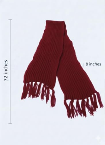 Image of Mikasa muffler for Men & Women Casual Luxurious Premium Checkered Acrylic Woolen Muffler /Scarf /Stole for Winter