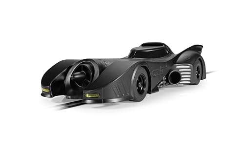 Scalextric C4492 1:32 Batmobile 1989 HD - Slotcar, Rennbahn, Auto für Rennbahn, Rennbahnauto, Rennbahn, Kinderspielzeug, Zubehör für Rennbahnen, Black
