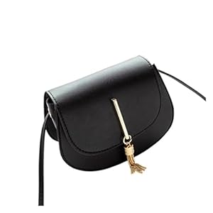 LIUHLFSR Damen Umhängetasche Leder Kleine Klappe