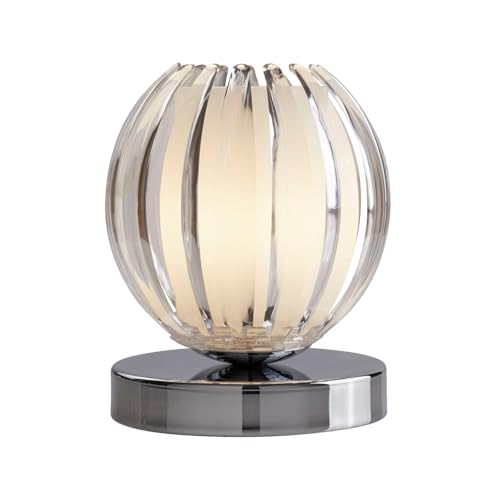 Searchlight Lampada Da Tavolo Claw Touch, Paralume Trasparente - 2