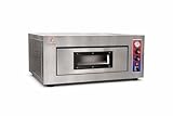 Horno de Pizza Eléctrico Industrial Profesional 220V – 4 o 6 Pizzas Ø33 cm – 1 o 2 Plantas – Piedra Refractaria – 50-500°C – 4.800W / 8.400W / 9.600W – Uso Profesional