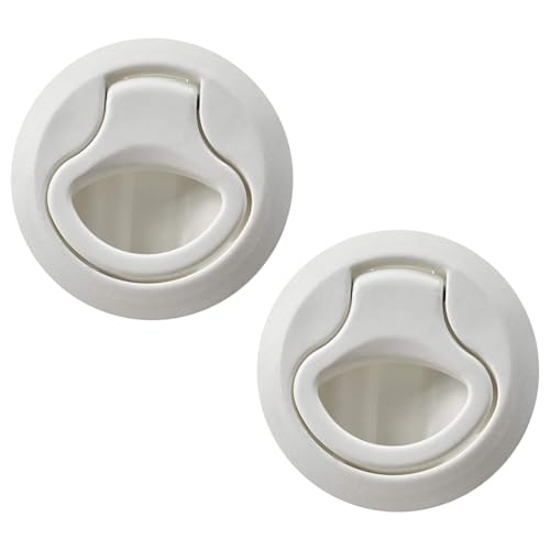 Loquet à tiges rondes marine nylon blanc 5,1 cm fermeture trappe