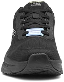 Skechers Men's D'LUX Walker Scrambler Sneaker, Black Mesh Synthetic Trim, 9.5 | Image 2