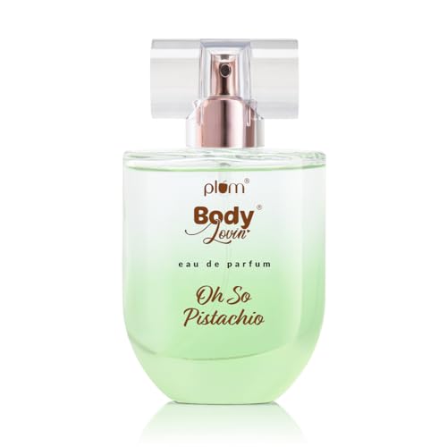 Plum BodyLovin' Oh So Pistachio Perfume | Long Lasting & Premium Oriental Gourmand Fragrance | Luxury Perfume For Women | Pistachio & Hazelnut Notes | Perfect For Holidays & Special Ocassions (50ml)
