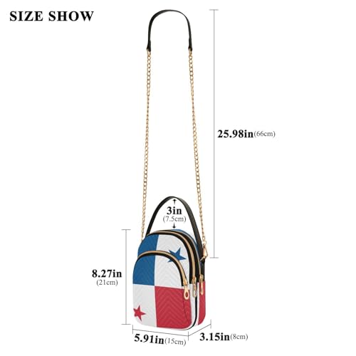 Image of Patriot Flag Cell Phone Purse Crossbody Handbag Durable Shoulder Bag Sturdy Travel Pouch