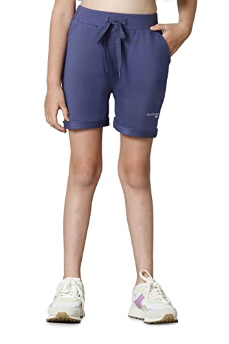 Image of Van Heusen Girls Superior Drape Longline Shorts - 100% Power-Plus Cotton - Functional Pocket, Longline