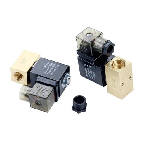 Électrovanne laiton 1/4" normalement fermée 24V vanne eau et air