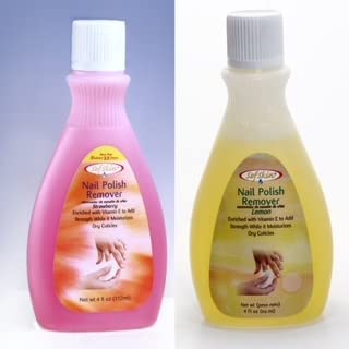 Image of (USA Brand) Acetone Nail Polish Remover & Cuticles Moisturizer (Lavender) 112 ml - (See Our Video) (Lemon) PRICE REDUCED