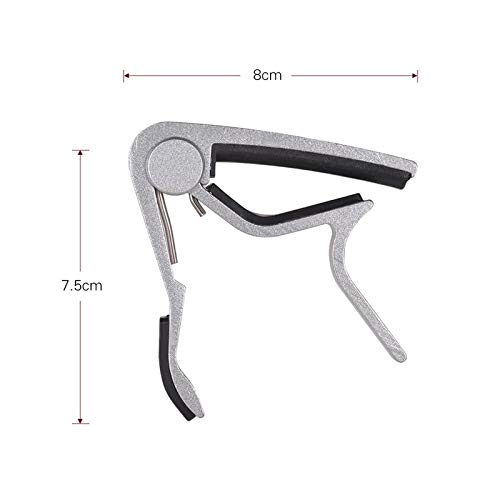 QEXTY Capodastres Capo for Guitare Acoustique Alliage d’aluminium Changement Rapide Guitare Capo Pince à Une Main (Color… - Les Beatles, Paul McCartney, John Lennon, RIngo Starr, George Harrison QEXTY Capodastres Capo for Guitare Acoustique Alliage d'aluminium Changement Rapide Guitare Capo Pince à Une Main (Color… – Image 3