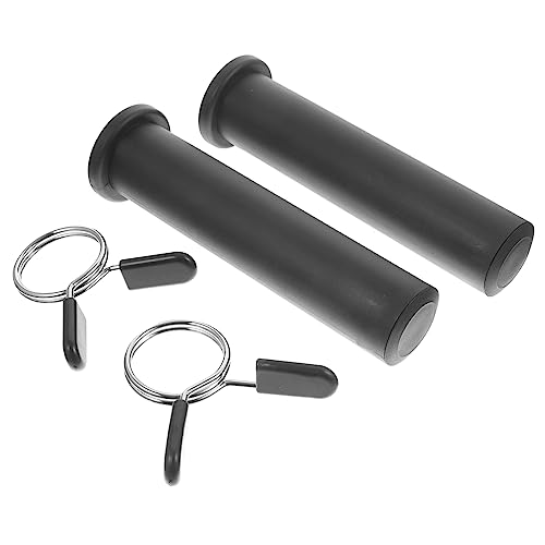 KOMBIUDA 1 Set Barbell Rod Sleeve Skid Grip for Barbell Plastic Handlebar Exercise Bar