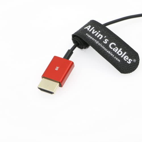 Alvin’s Cables 8K Ultra-Thin HDMI Cable 48Gbps High-Speed HDMI-2.1 Cable for Atomos Ninja-V 4K-60P 6K-Record, Z-CAM - Image 4